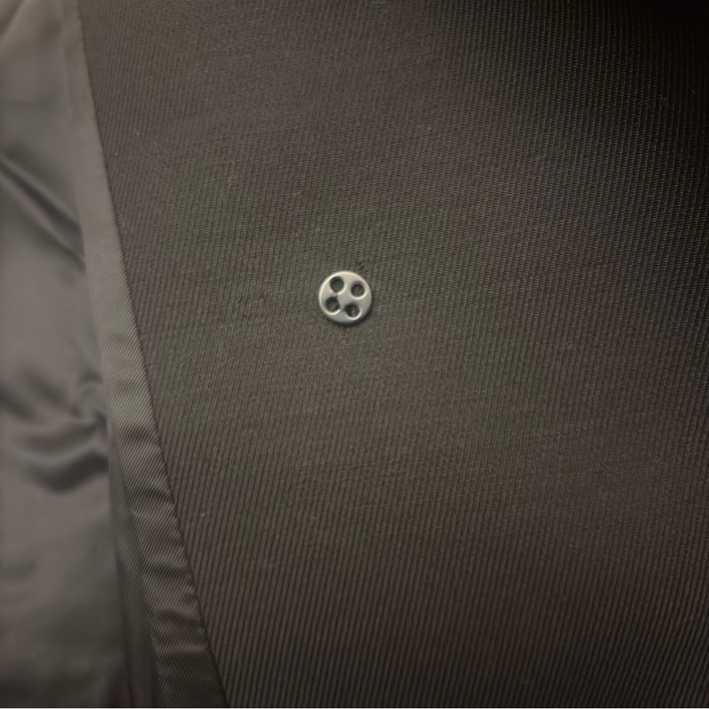 Burberry Brit Black Double-Breasted Trench Coat - Picture 8 of 16